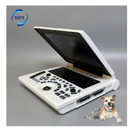 Scanner vétérinaire portable numérique complet en noir et blanc pour diagnostic par ultrasons