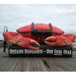 Animal de mar <span class=keywords><strong>gigante</strong></span> inflable para publicidad, Animal de <span class=keywords><strong>cangrejo</strong></span>, dibujos animados para restaurante - Product Image 1