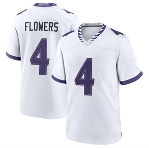 Jersey Bordir Sepak Bola Amerika Berkualitas Tinggi Baltimore 8 Jackson 22 Henry 4 Flowers, Jersey Custom dengan Logo - Product Image 3