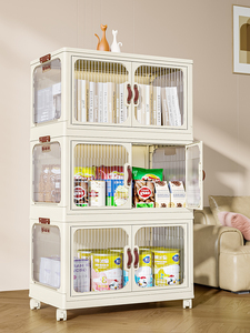 Gabinete de Almacenamiento de Plástico Europeo de Alta Calidad y Bajo Precio, sin Instalación, Cajón Organizador de Cocina, Caja para Artículos del Hogar - Product Image 6