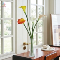 Fleurs artificielles Calla Lily de qualité supérieure, aspect réaliste, pour la décoration de mariage, de la maison et d'événements