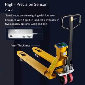 Ferramenta de Transporte por Atacado, Empilhadeira Manual de 3 Toneladas 2000kg, Caminhão Palete Manual com Balança - Product Image 4