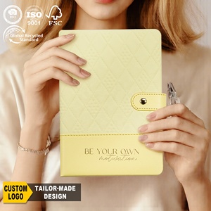 Carnet en cuir PU personnalisé, fabrication colorée, A5, haute qualité, suivi financier, <span class=keywords><strong>liste</strong></span> <span class=keywords><strong>de</strong></span> choses à faire, planificateur budgétaire mensuel avec autocollants - Product Image 1