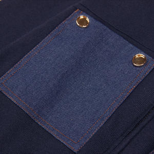 <span class=keywords><strong>Cardigan</strong></span> in Maglia da Donna con Design alla Moda, Patchwork in Denim, Maniche Lunghe, Colletto, Stile Casual e Urbano - Product Image 4