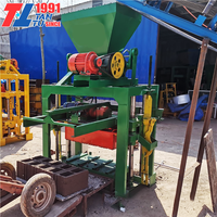 Machine semi-automatique de fabrication de blocs de pavé creux contrôlée par PLC pour briques en béton, facile à utiliser