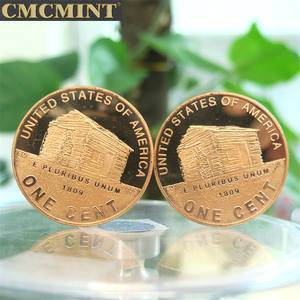 Медь оптом 1 унция 999 тонкая медь 4 из 4-джамбо Пенни бревен кабины монеты B37 - Product Image 6