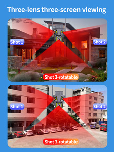 Ipc360home Wifi Máy Ảnh 12MP ba ống kính ba màn hình mạng màn hình 360 PTZ tự động theo dõi tầm nhìn ban đêm CCTV <span class=keywords><strong>Camera</strong></span> an ninh nhà - Product Image 4