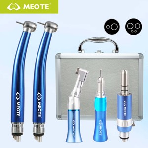 Set Professionale di Manipoli Dentali ad Alta e Bassa Velocità, Kit Colorato in Alluminio per Formazione Studentesca, Turbina ad Aria a 4 Fori e 2 Fori - Product Image 1