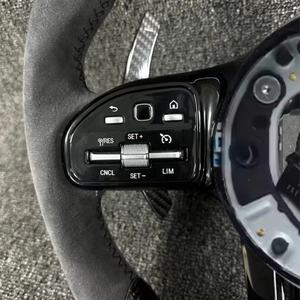 <span class=keywords><strong>Volant</strong></span> sport en cuir véritable fibre de carbone pour Mercedes-Benz <span class=keywords><strong>AMG</strong></span> Classe C W204 C63 W212 W218 W207 - Product Image 5