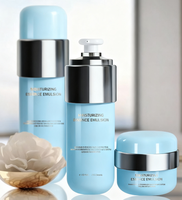 Pots en verre cosmétiques de luxe premium 30g 50g 30ml 50ml 100ml 120ml pour crème visage, crème contour des yeux, avec logo personnalisé et capuchon pour soins personnels