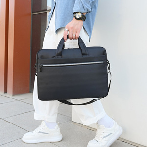 Custom Designer Portable Waterproof Business <b>Computer</b> Protective Simple Modern Polyester Shoulder Office Laptop <b>Bags</b>. - Product Image 4
