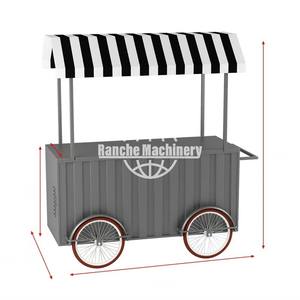 Durable Mobile <b>Food</b> <b>Truck</b> with Stainless Steel Construction Snack <b>Food</b> Service Rust Resistant GPS Tracking 2-Year Warranty - Product Image 3