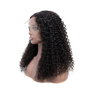 <span class=keywords><strong>The</strong></span> best wig vendor brazilian human hair hd transparent lace kinky curly frontal wigs - Product Image 3