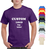 Camiseta Personalizada para Hombre, 100% Algodón Tejido, 180gsm, Logotipo Gráfico, Impresión Digital, Bordado, Serigrafía