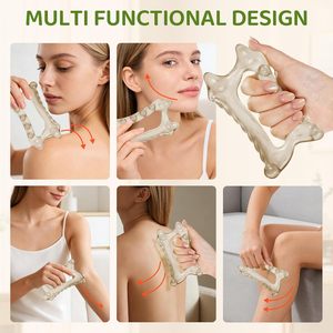 Ensemble d'outils de massage Gua Sha en résine pour le visage et le corps, masseur de drainage lymphatique, sculpture du visage, grattoir corporel, soulagement musculaire, cadeau promotionnel - Product Image 5