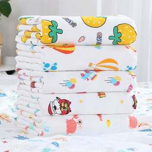 Couverture en mousseline pour bébé, motif personnalisé, 4 couches, design nouveau-né, emmaillotement en gaze pour bébé - Product Image 4