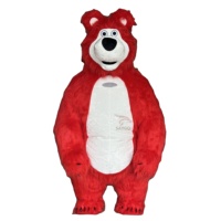 Costume de mascotte gonflable en peluche pour adulte, idéal pour les activités publiques et les carnavals (vente en gros)