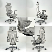 Chaise de patron ergonomique à dossier haut avec maille respirante et accoudoirs 5D Bon prix Vente directe d'usine en Chine