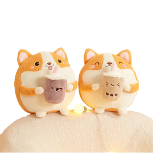 Kawaii بوبا قطيفة فقاعات حليب شاي كوب بوبا حيوان ، أفخم كلب مخصص - Product Image 2