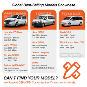 Soluzione di Conversione <span class=keywords><strong>Porta</strong></span> <span class=keywords><strong>Scorrevole</strong></span> per Hiace H300, Kit Elettrico Automatico con Telecomando per Furgoni/Veicoli Commuter - Product Image 4