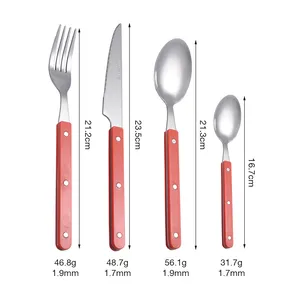 Limited Discounts Wedding Rental Spoon Fork Knife Stainless Steel Matte Gold Flatware Dinnerware Set Cutlery