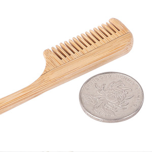 Cepillo de madera para cejas Playboy, peine de bambú de doble cara para el cuidado y peinado de las cejas - Product Image 3