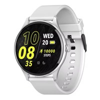 Reloj Inteligente Impermeable, Monitor de Actividad Física y Deportiva, Pulsera con Llamadas Bluetooth, Control por Aplicación, Reloj Inteligente Redondo al por Mayor para Mujeres