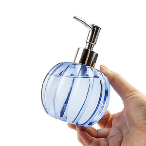Bouteille de distributeur de savon en verre de citrouille avec couvercle de pompe 440ml - Product Image 2