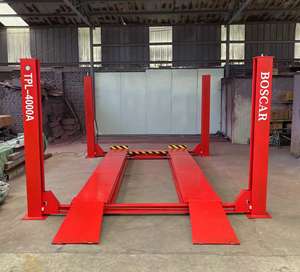 Werkstatt 4T 5 T Vierpfosten-Hebebühne mit CE <span class=keywords><strong>4</strong></span>-poligem Heber für Rad ausrichtung service <span class=keywords><strong>4</strong></span>/5 Tonnen <span class=keywords><strong>4</strong></span>-polige Hebe maschine - Product Image 4