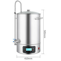 Système de brassage de bière artisanale intégré BM-B1 pour usage commercial et domestique, grande capacité 30L-60L, chaudière de brassage tout-en-un en acier inoxydable 304 pour mouture et ébullition