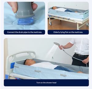 Cama de Baño Plegable Impermeable de PVC de Alta Calidad, Colchón de Baño Plegable Impermeable <span class=keywords><strong>para</strong></span> Adultos Mayores, Pacientes Encamado que Requieren Atención Médica - Product Image 5