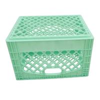 Caisse de rangement en plastique empilable irisée de 38 L (24 quarts) avec poignées et couvercle pour jouets d'enfants et usage domestique