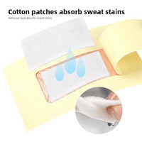Patch anti-transpiration jetable en forme de papillon, invisible, sans trace, élastique, en tissu non tissé fin, pour les aisselles
