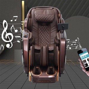 Zhouqi 4D SL Corps Complet Airbag Zéro Gravité Relax Maison Chaise De Massage <span class=keywords><strong>Électrique</strong></span> Fonction Musicale Pas Cher En Cuir PU Relax Fauteuils - Product Image 6