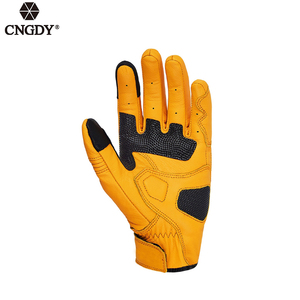 Gants de moto en cuir de chèvre véritable <span class=keywords><strong>pour</strong></span> hommes, <span class=keywords><strong>hiver</strong></span>, motocross, écran tactile, protection des articulations des poings, <span class=keywords><strong>pour</strong></span> usage <span class=keywords><strong>d</strong></span>écontracté en extérieur - Product Image 5