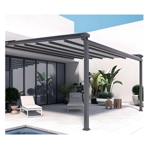 Auvent en alliage d'aluminium longue durée de vie, toit en polycarbonate, résistant aux intempéries, montage facile, <span class=keywords><strong>abri</strong></span> pour la maison, l'hôtel, le bureau - Product Image 2