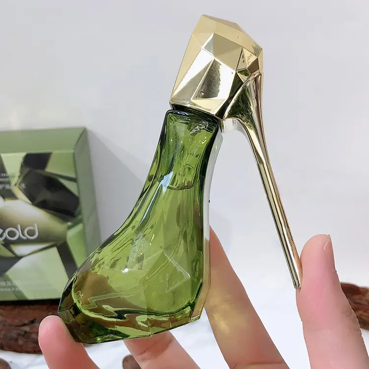 Großhandel Gold Grün Dauerhafte Blumen Fruchtige Parfüm Duft Für Damen Parfums Original Bright Emerald High Heels Parfüm