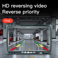 CCENTEN 7 pouces moniteur d'affichage de voiture étanche système de caméra de recul Android 1080P conception de voiture universel Gua appui-tête 5W