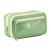 Nouvelle Trousse à Crayons Kapibala pour Collégien, Grande Capacité Neuf Couches, Étui Transparent en Tissu, Mignonne Pochette de Papeterie