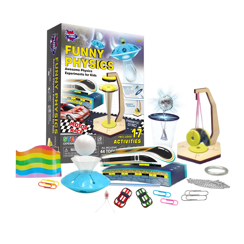 Hot Selling Funny Physics Theory STEM Based Educational Experiments Kits for Children 8+ Boys and Girls