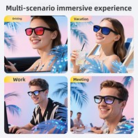 Gafas Inteligentes Fotocromáticas GV-90 con Control de Botón, Batería de 150 mAh, Carga Tipo-C, Soporte de Video 1080P, Música, Llamadas, IA