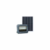 Projecteur solaire de jardin LED COB 100W/500W, IP65, certifié CE, contrôle de la lumière + détection radar, coque ABS, 60000LM, angle de faisceau 70*140