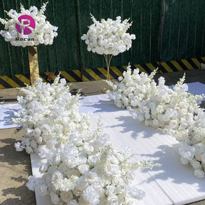 "Cower corpieces" كرات زهور صناعية لتزيين حفلات الزفاف - Product Image 3