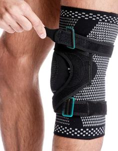 Genouillère de compression à maintien renforcé pour la course, la randonnée et l'entraînement sportif, avec sangle - Product Image 2