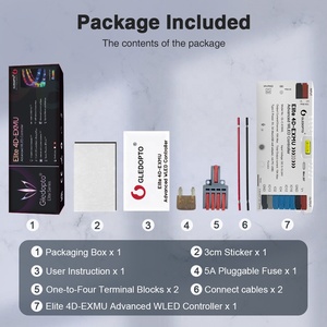 GL-C-618WL 4-uitgangs Ethernet-ingang Ingebouwde 20A zekering TI Level Shifter <span class=keywords><strong>IC</strong></span> 15A RGB RGBW WLED Digitale LED-<span class=keywords><strong>controller</strong></span> Gledopto - Product Image 5