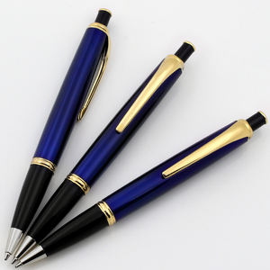 Stylo bille triangulaire en métal de bonne qualité, populaire, avec logo personnalisé - Product Image 2