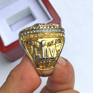 Anillos Oficiales del Campeonato de la <span class=keywords><strong>NFL</strong></span> 2019 2020 de los Kansas City Chiefs, Dijes Deportivos de la <span class=keywords><strong>NFL</strong></span> para Anillos - Product Image 5