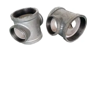 Hot sale fittings sch40 carbon steel pipe female thread Plastic Lining tee