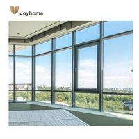 Grande baie vitrée personnalisée, fenêtres de plafond à double vitrage au design simple et moderne avec ouverture horizontale pour la maison