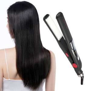 <span class=keywords><strong>Lisseur</strong></span> de cheveux professionnel à plaques en verre transparent infrarouges, sans dommage pour les cheveux, étanche, à vibrations ultrasoniques - Product Image 1